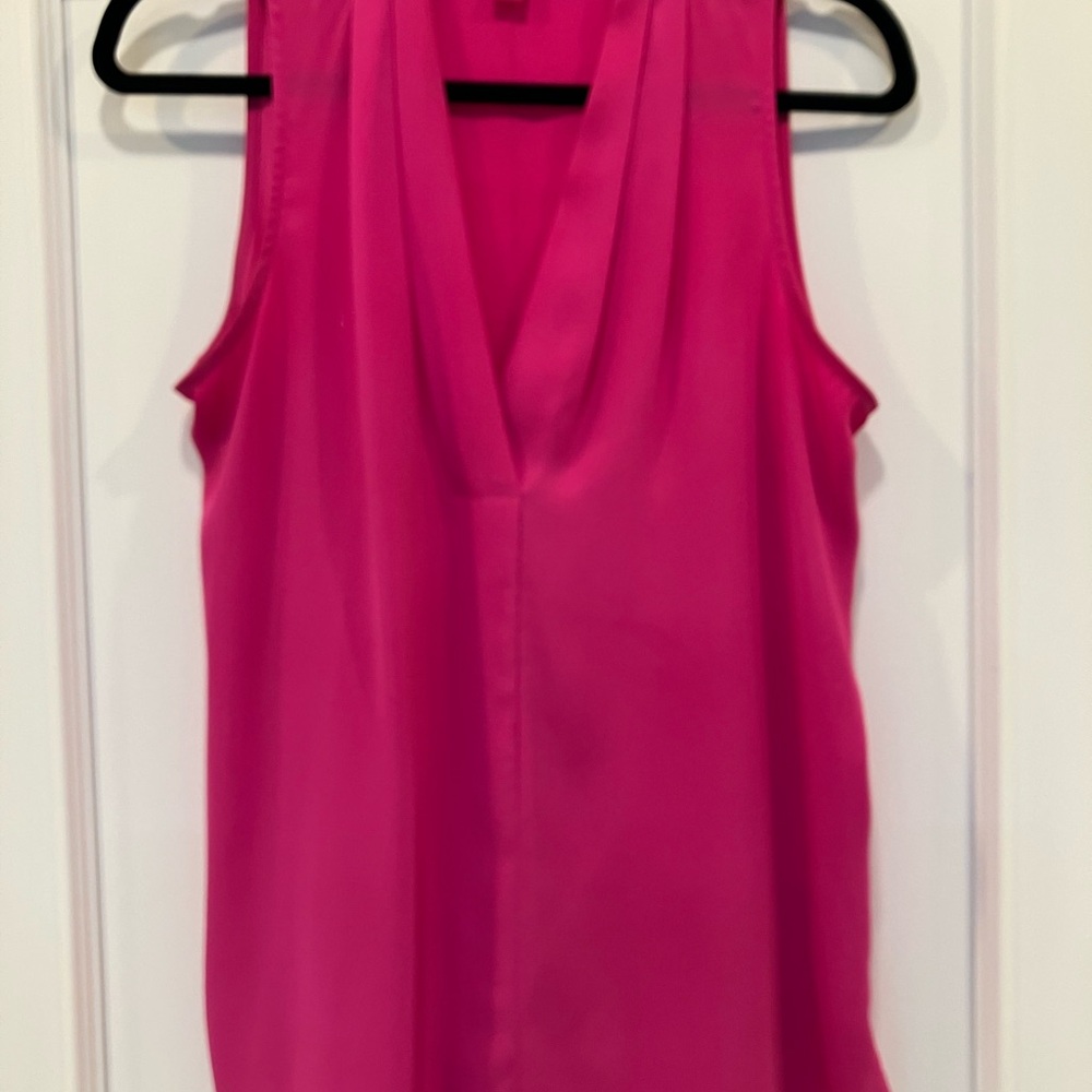 Vince Camuto Fuchsia Sleeveless Blouse